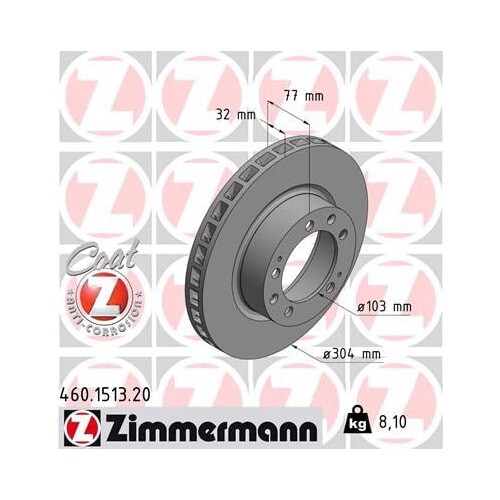 Zimmermann bremsscheibe - 1x,