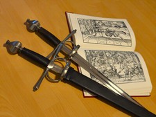 Albion Marozzo Seitschwert/Rapier mit Custom Lederscheide