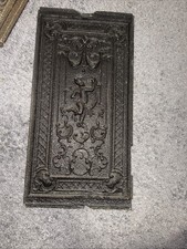 Antike Gusseiserne Ofenplatte