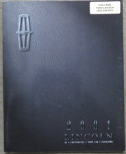 2001 Lincoln LS Town Car Continental Navigator Kanada Prospekt Brochure 70 Seite