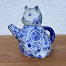 Vintage katzen teekanne - vintage, katzen-teekanne