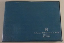 Betriebsanleitung / HandbuchVW