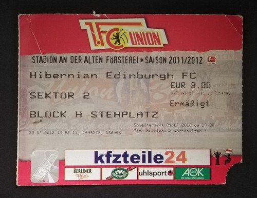 Ticket friendly 2011 union - ticket, 2011/12