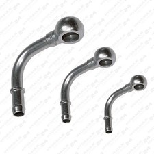 Rohrbogen 90° Ring-Schlauchnippel, Ring-Auge für Öl & Kraftstoffschläuche