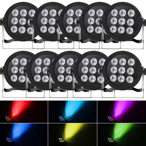 10stk 135w 4in1 9led rgbw - 4in1,