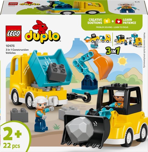 Lego duplo 3in1 - lego, baufahrzeuge