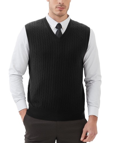 Herren strickweste pullunder - strickweste,