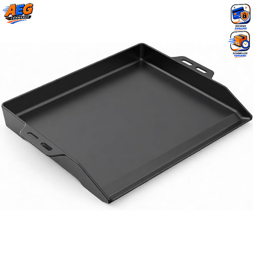 Grillplatte gusseisen 48x36cm - gusseisen,