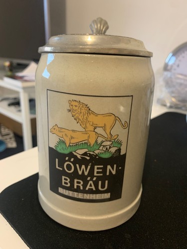 Löwenbräu bierkrug - löwenbräu,