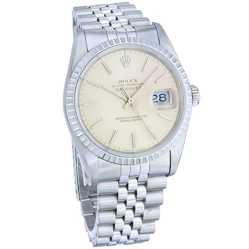Rolex datejust stahl full - rolex,