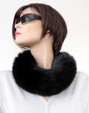 Pelz Schal Blaufuchs Boa Loop