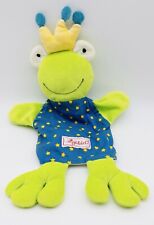 Sigikid Handspielpuppe 🦊 Froschkönig ca 32 cm Baby Motorik Weich Grün Krone
