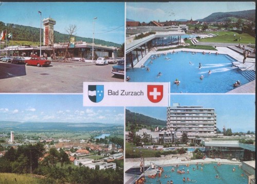 Alte postkarte bad zurzach - -,