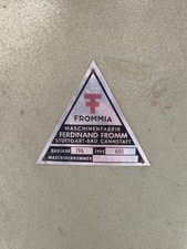 Frommia Typ 600 Tischkreissäge Tischfräse Kombination Baujahr 1965