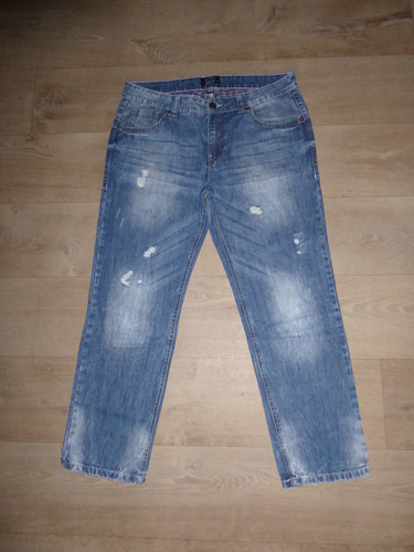 Savvy herren jeans - risse, blau
