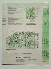 Service Schema für Uher SG 560 Royal Tonbandmaschine