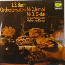 Herbert von Karajan Bach Orchestersuiten Nr.2 3 Deutsche Grammophon 1965 LP-5808