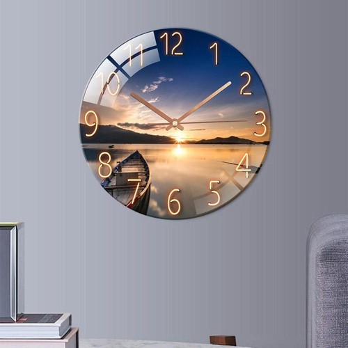 30cm glaswanduh wanduhr ohne - 30cm,