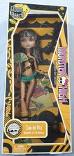 1x Monster High Puppe Cleo de Nile 2010 Doll Gloom Beach T7990 NRFB