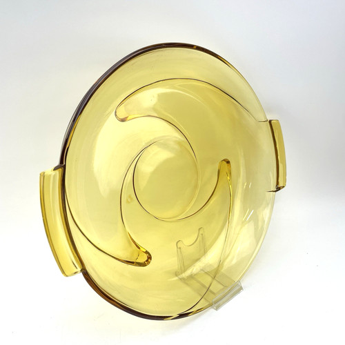 Amber glas schale - amber,