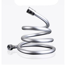 Duschschlauch mit Verdrehschutz PVC Brauseschlauch Bidet Panzer Schlauch 1,5M 2M