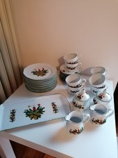 KM Bavaria Weihnachts Geschirr Service 32 Teile 