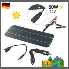 ✅60W Solarpanel☀️12V