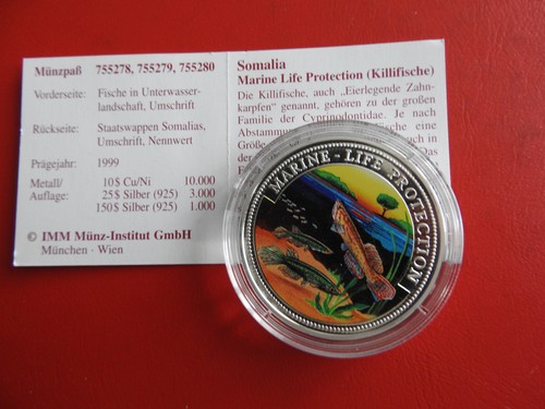 Somalia dollar 1999 silber - *somalia,