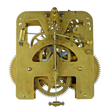 Altes Uhrwerk f Wanduhr Regulator Uhrmacher Uhr clock movement