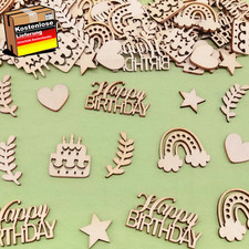 Holz Konfetti Geburtstag