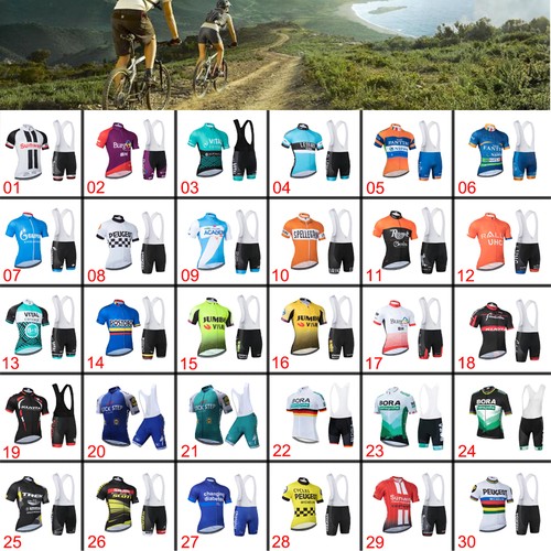 Herren radtrikot team set - radtrikot,