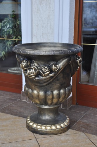 Blumenvase barockstil antik - blumenvase,