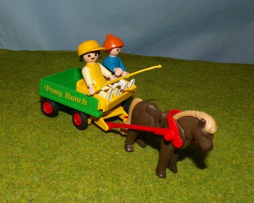 Playmobil ponywagen mit zwei - mit,