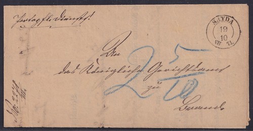 79075 sayda 1871 sachsen - sayda,