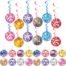 Disco Kugel Deko, 4 Pack Party