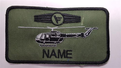 Bundeswehr bo105 nametag - bundeswehr,