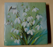 20 Servietten Schneeglöckchen