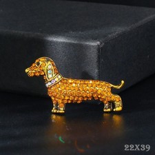 Brosche dackel wiener hund - dackel,