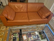 Brühl Designer Ledersofa mit