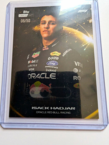 Topps lights out isack hadjar - topps,