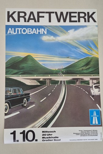 Kraftwerk konzert poster - kraftwerk,