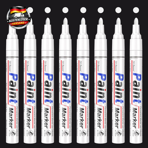 Lackstift weiß permanent - weiß,