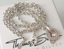 Thomas Sabo dicke Weitankerkette 53 cm + Charmträger massives925 Sterlingsilber 