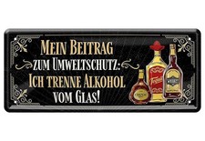 Blechschild lustige Sprüche