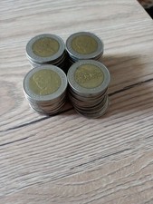 Thailand 40 X  10 Baht Münzen