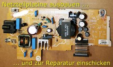 REPARATUR Netzteilplatine aus BluRay-Recorder Panasonic DMR-BST750 * BCT750
