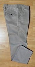 Cappellini by Peserico Made in Italy Chino Hose schmal taupe greige IT 42 D 36