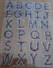 Großes ALPHABET Floral Clear