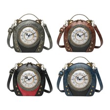 Umhängetasche für Frauen tragbare Uhr Geldbörse für Pendlerveranstaltungen