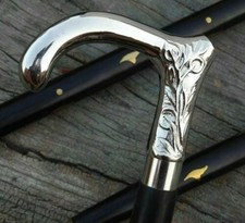 Massiver silber gehstock - massiver,